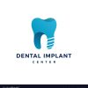 dental implant logo teeth tooth vector icon
